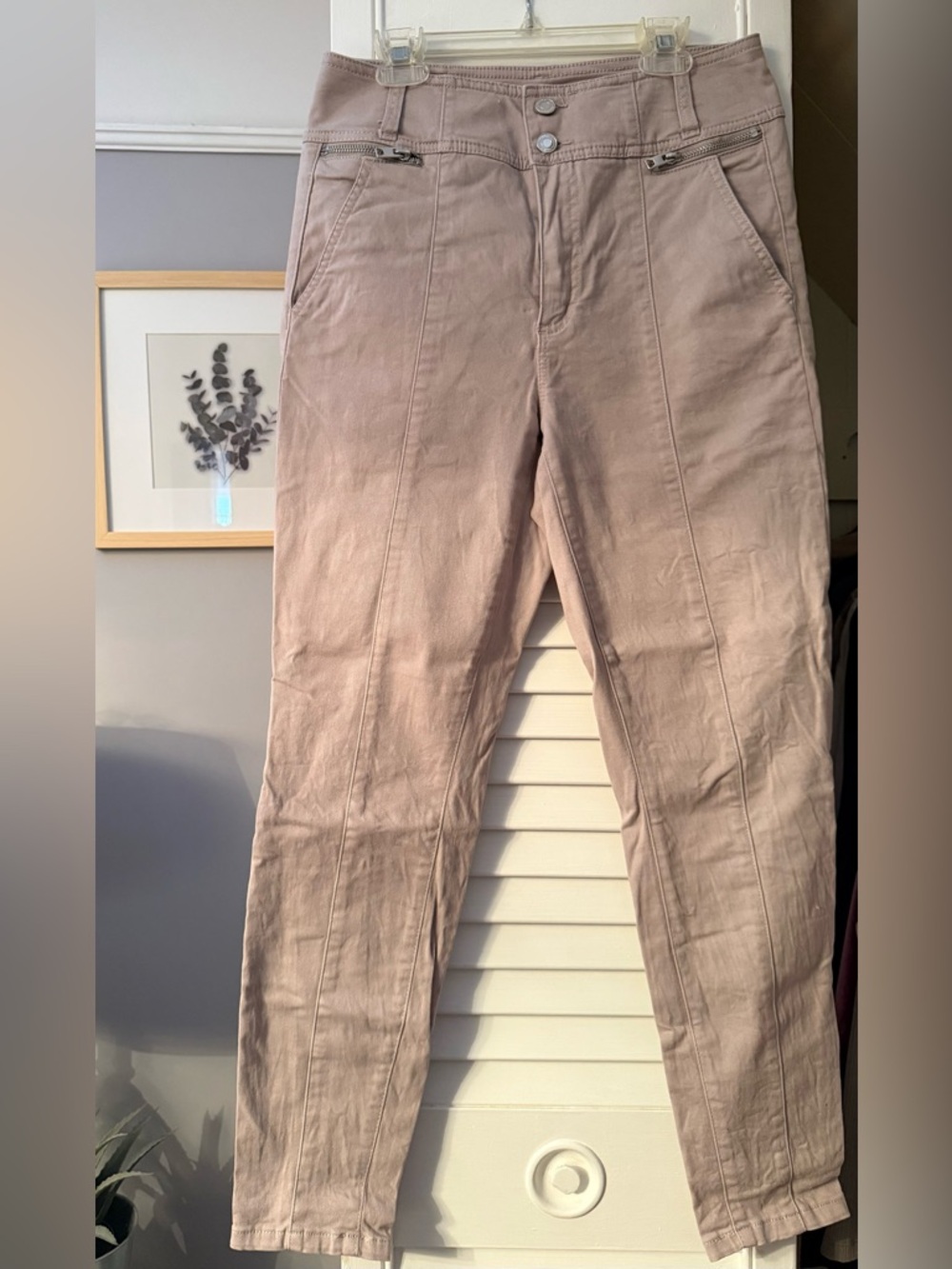 Dynamite Taupe Slim Pants